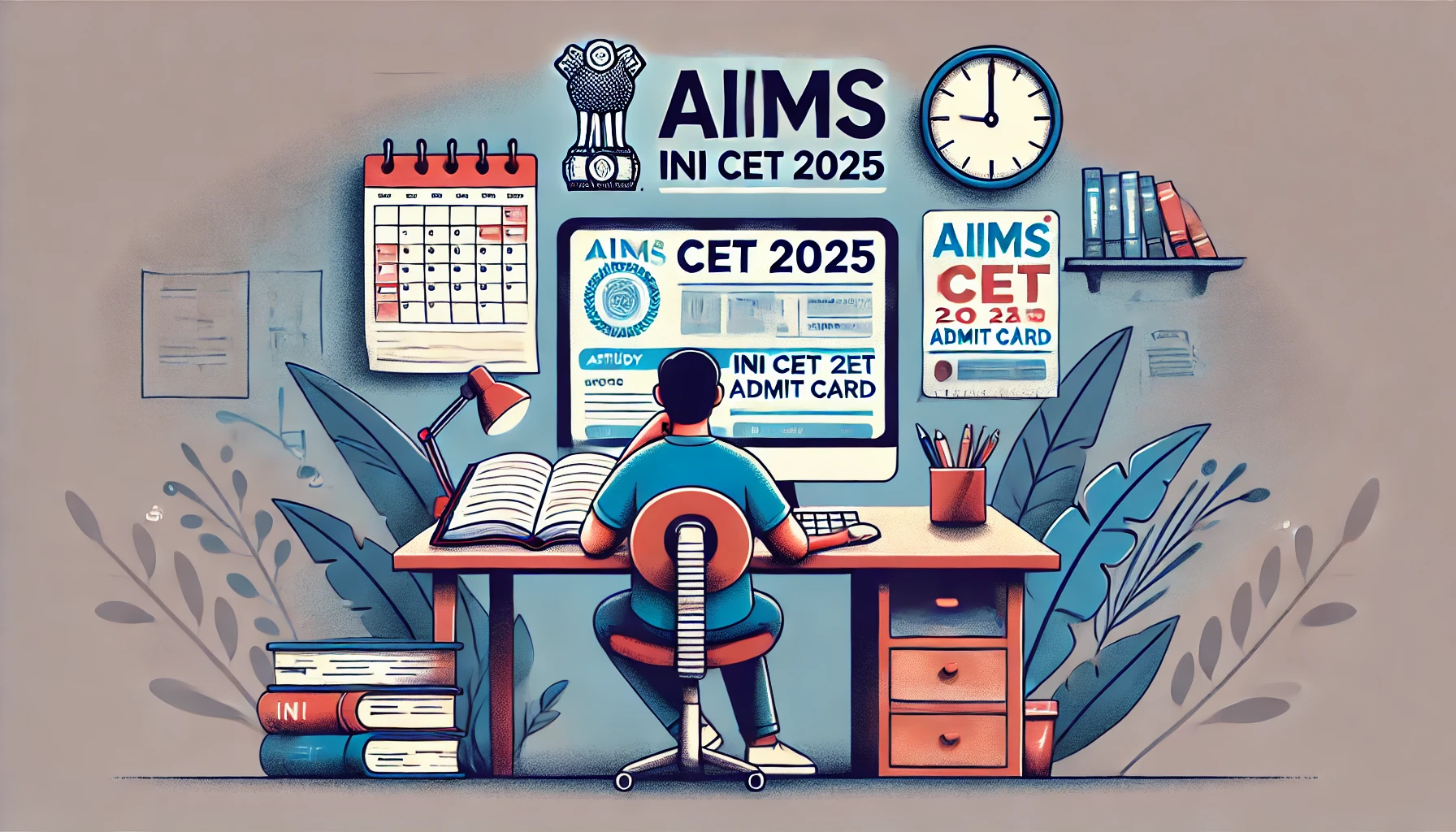 AIIMS INI CET Admit Card Download 2025 Hall Ticket Link Released Today