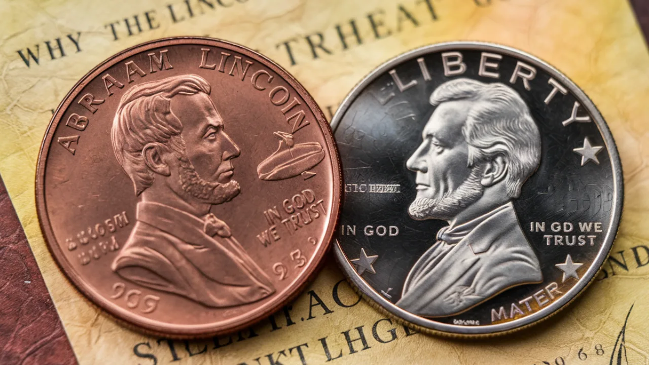 Lincoln Wheat Penny and Bicentennial Quarter
